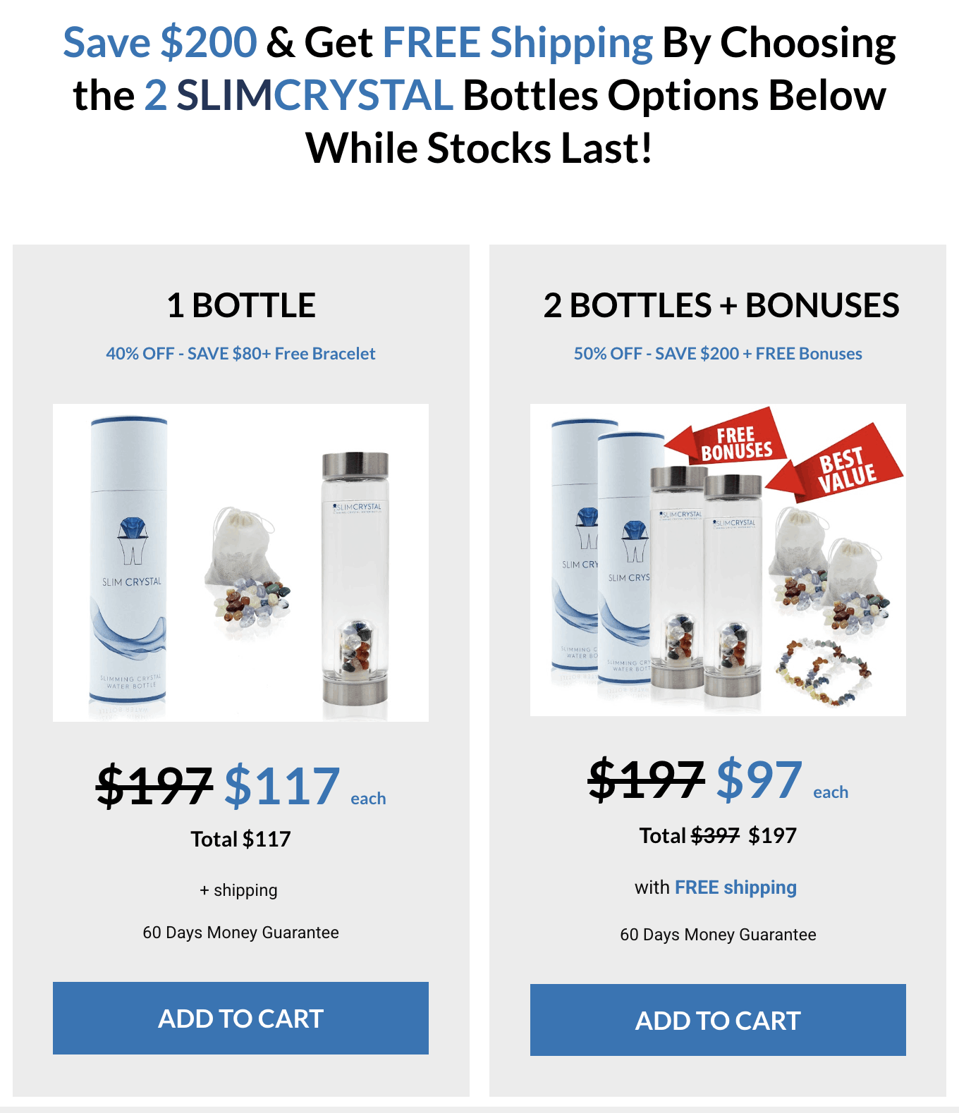 Slimcrystal-price